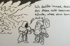 "Assssskiiiiirrr, füttere mich mit Holz!"